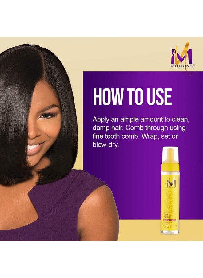 Motions Style And Create Versatile Foam Styling Lotion For Use On All Hair Types Lightweight Formula Contains Shea Butter Argan Oil & Coconut Oil 8.5 Oz - Image 5