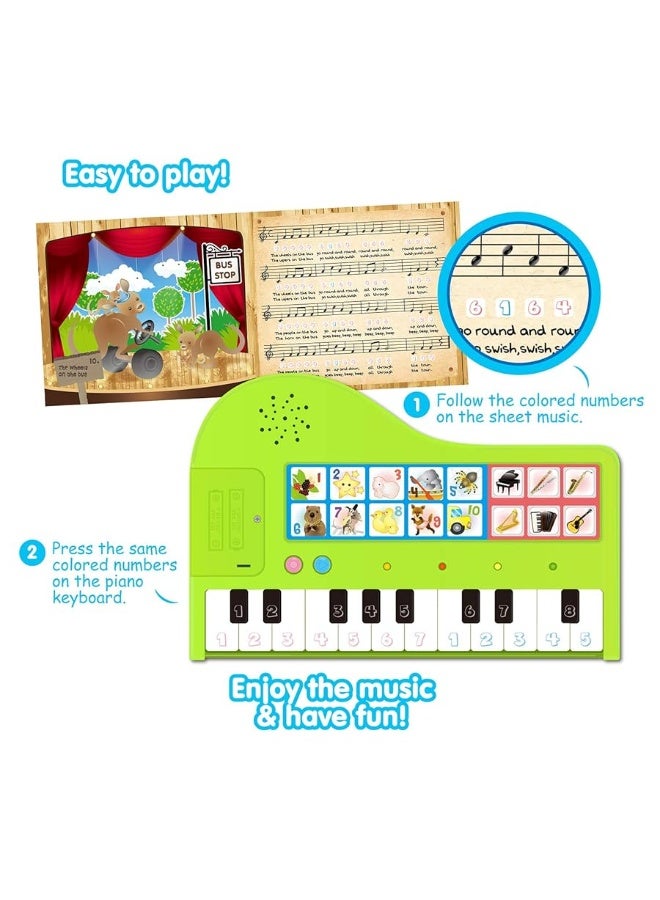 BEST LEARNING My First Piano Book - Educational Musical Toy for Toddlers Kids Ages 3-5 Years - Ideal 3, 4 Year Old Boy or Girl Birthday Gift Present - Image 3