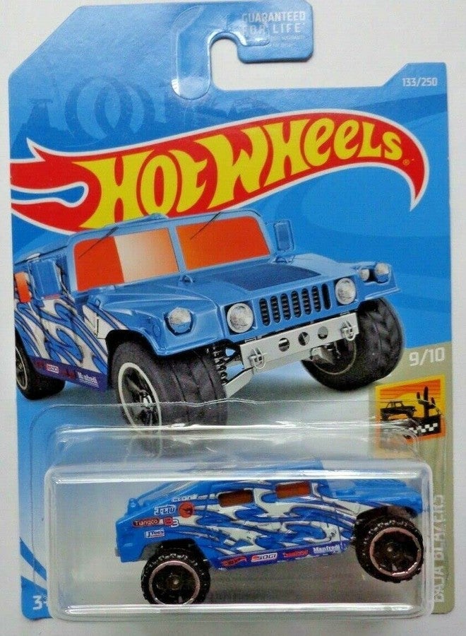 Hot Wheels DieCast Hot Wheels Humveee (Blue), Baja Blazers 9/10 [2019 Treasure Hunt] - Image 2