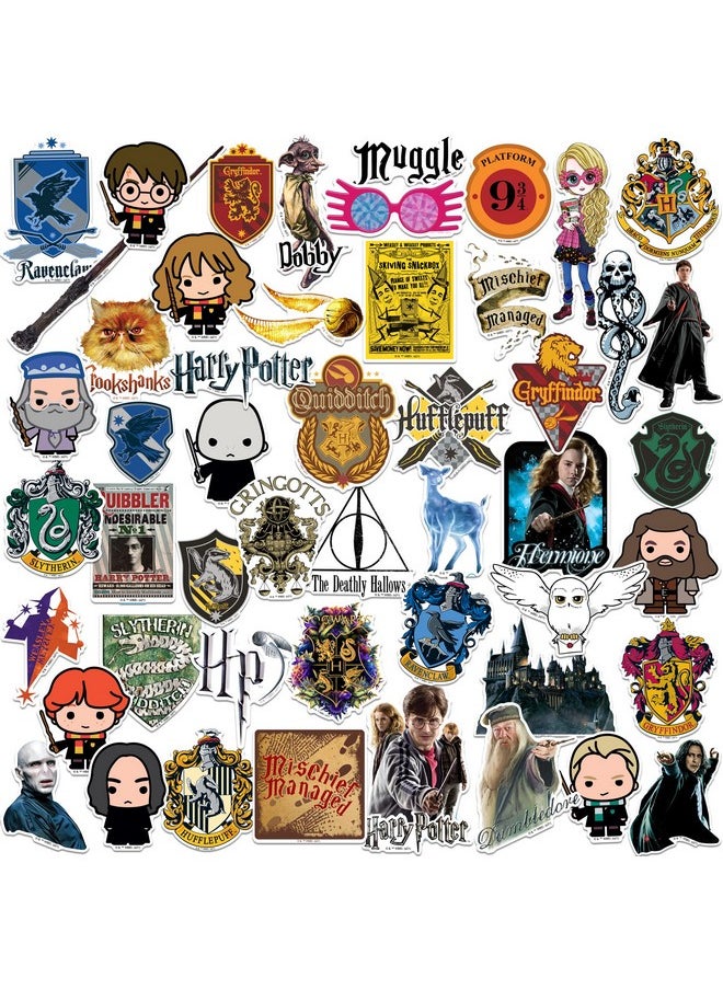 GRAPHICS & MORE - Harry Potter Stickers Die Cut Vinyl Sticker Variety Pack Laptop Water Bottle Scrapbooking Tablet Skateboard Indoor/Outdoor Set Of 50 - Image 1