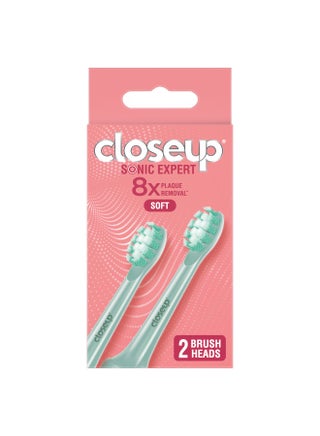 Sonic Expert Green Rechargeable Replacement Toothbrush Head