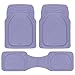 Carbella Lavender Purple Car Floor Mats Universal Trim to Fit All Weather Purple Car Accessories Girl Car Accessories for Women Cute Car Mats for Women Lavender Girly Car Decor Truck SUV - Image 2