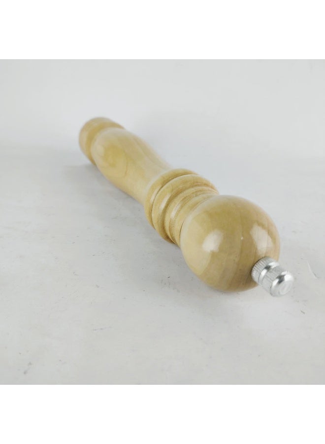 طاحونة خشبية للفلفل الاسمر فلفل أسود مصنوع من خامات عالية الجودة يجعل الفلفل ناعمًا - Image 5