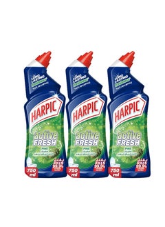 Harpic Toilet Cleaner Liquid Active Fresh Pine, 750ml 2+1 Free, packaging may vary - pzsku/Z9F0D8E591513C0D61DA0Z/45/_/1706403747/43c63e62-ace3-4d8a-85a4-0e8dd08694c6