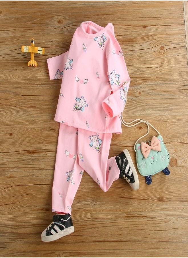 Unicorn Printed Pyjama Set Pink - pzsku/Z9F0D90CCAAAACEC8755FZ/45/_/1669731123/c522553c-7afe-4b9c-bd03-1a7c4bad44b0