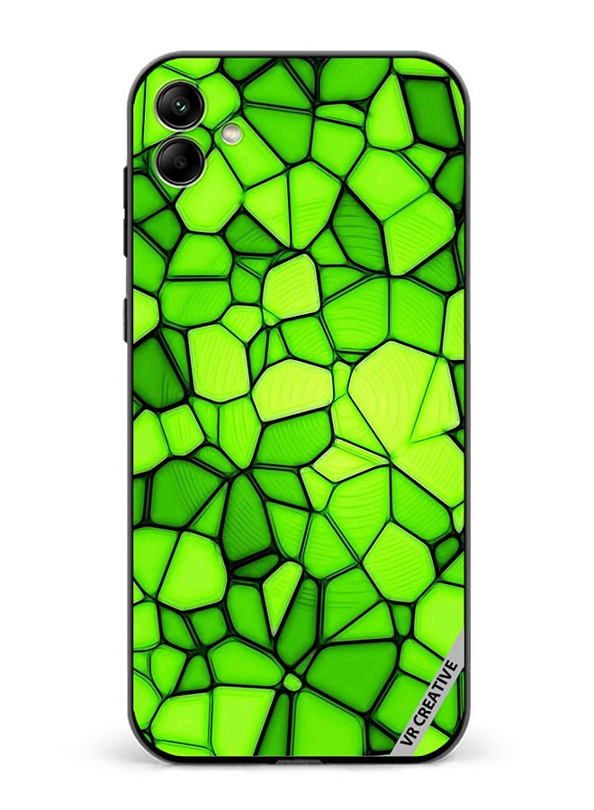 VR CREATIVE Protective Case Cover For Samsung Galaxy A04 Green Abstract Design Multicolour - Image 1
