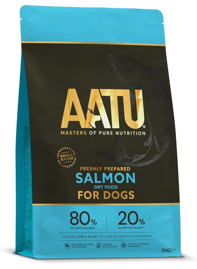 AATU 80/20 Complete Dry Dog Food, Salmon 5kg - Dry Food Alternative to Raw Feeding, High Protein. No Nasties, No Fillers. - Image 2