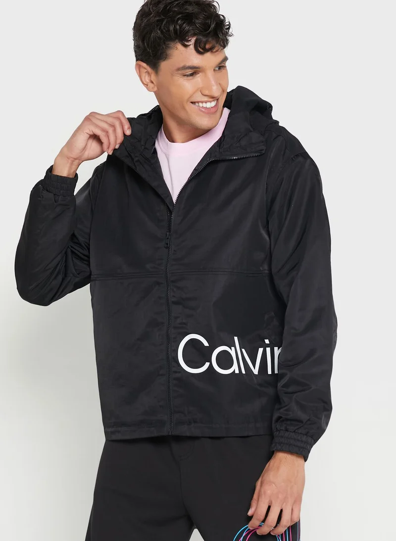 Calvin Klein Jeans Colour Block Hooded Jacket
