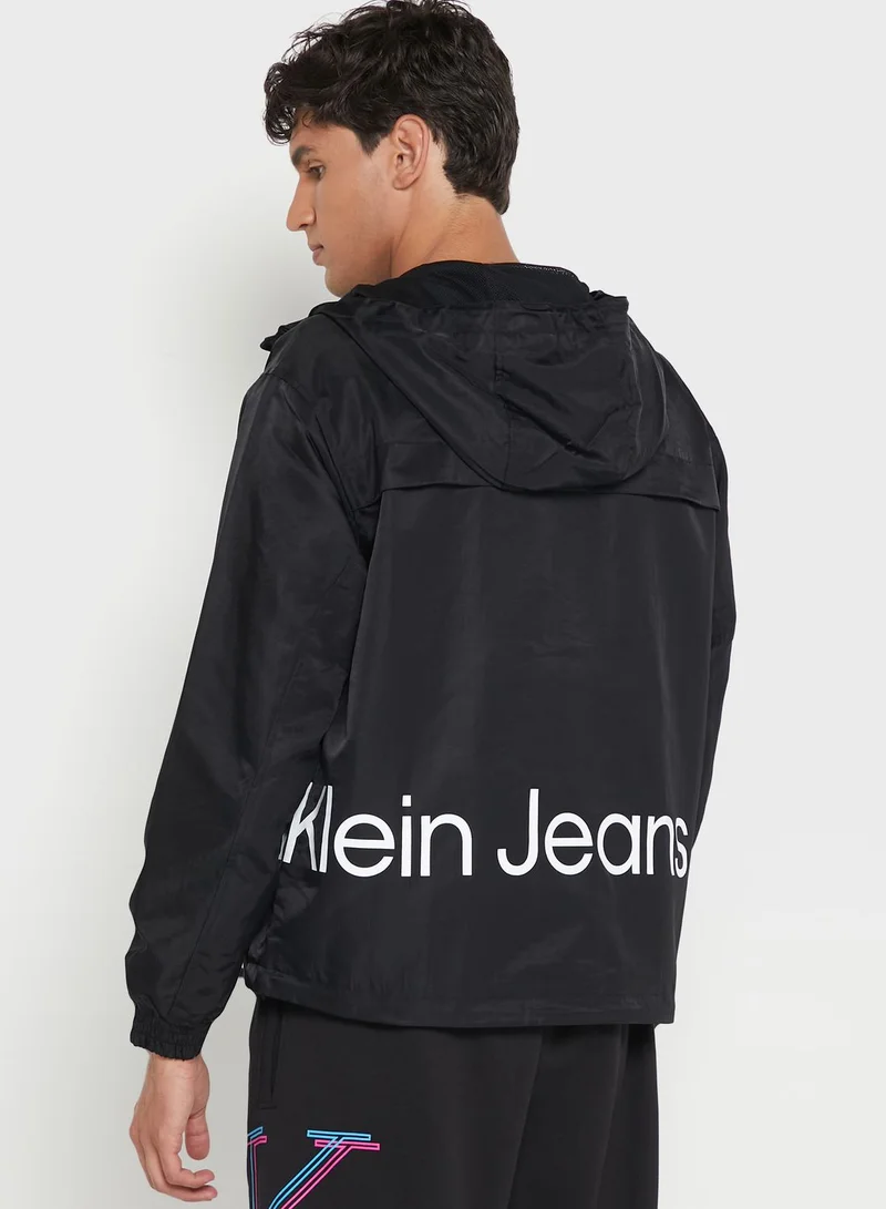 Calvin Klein Jeans Colour Block Hooded Jacket