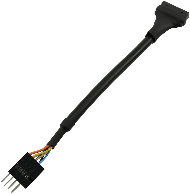 Longdex 2PCS USB 3.0 20 Pin Female to USB 2.0 9-Pin Male Motherboard Adapter Converter Cable - Image 5