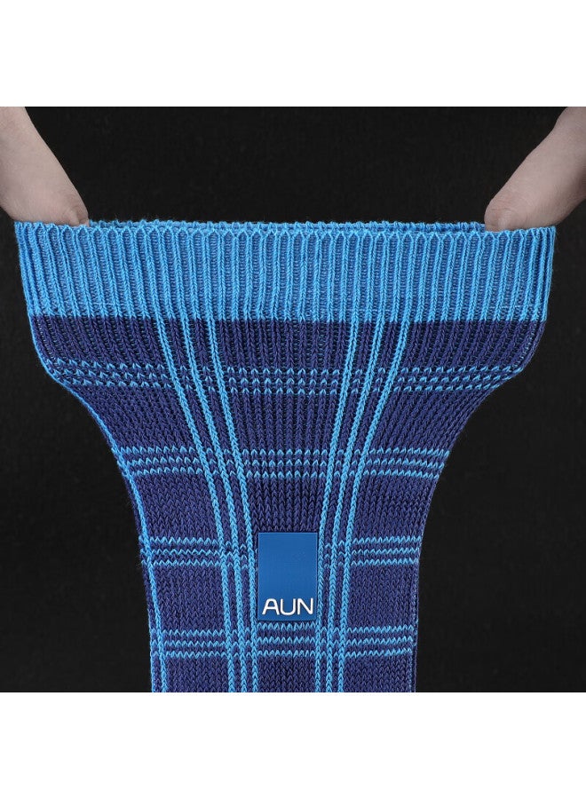 Aun Men's Business Casual Mid-calf Socks High-end Ceo Antibacterial Deodorant Silver Ion Odor-resistant Socks