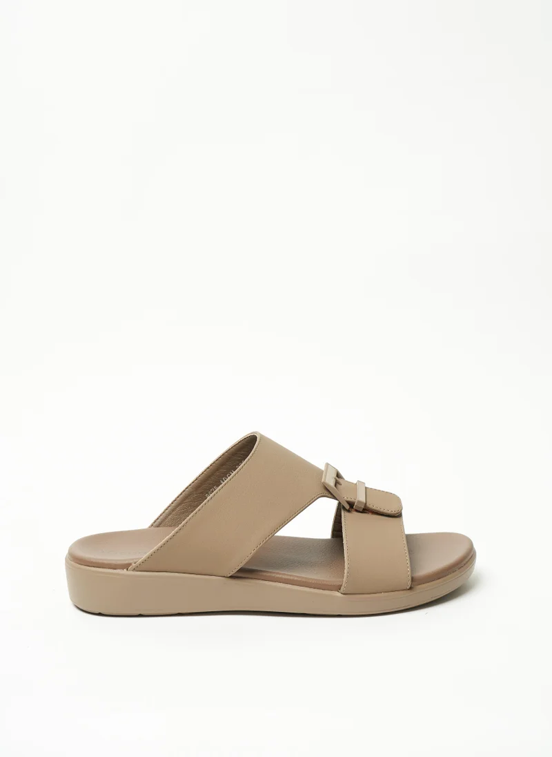 جيومني Geoomnii Mens Arabic Sandals Khaki