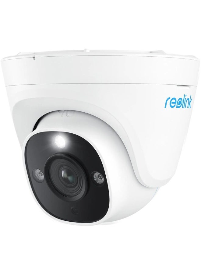 ريولينك كاميرا مراقبة أمنية ذكية P334 4K Ultra HD PoE – كاميرا CCTV خارجية 8MP 4K Ultra HD مع كشف ذكي للأشخاص/المركبات/الحيوانات، الطاقة عبر الإيثرنت، رؤية ليلية ملونة وتسجيل صوتي - Image 1