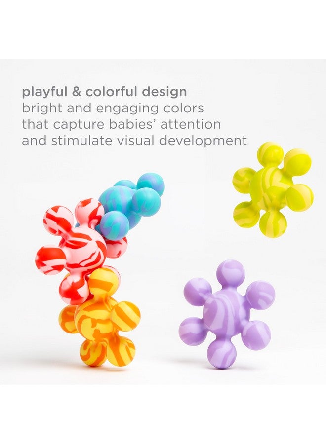 Ubbi Joinibble Teether for Babies, Food-Grade Platinum Silicone, Soothes Teething and Massages Gums, BPA and PVC-Free, 5 Pack - Image 5