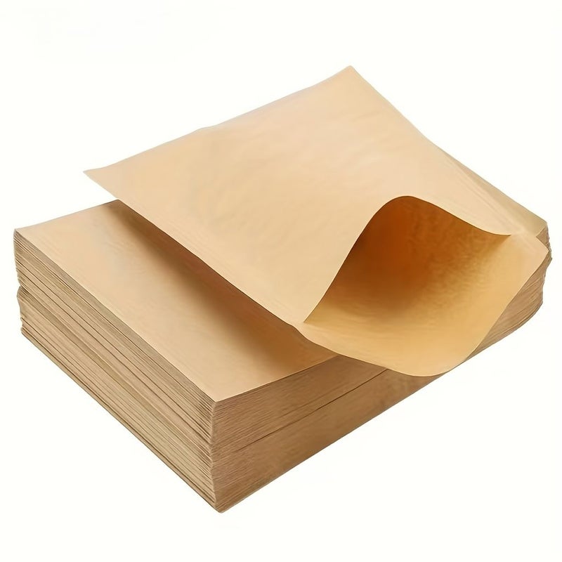 150 كيس ورقي بني مقاس 8 × 11 بوصة (20 × 28 سم) بالجملة لتغليف الهدايا والتخزين - Image 3