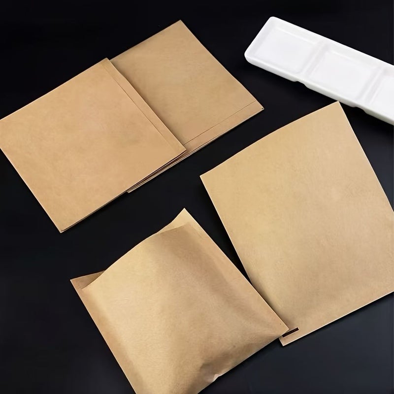 150 كيس ورقي بني مقاس 8 × 11 بوصة (20 × 28 سم) بالجملة لتغليف الهدايا والتخزين - Image 2