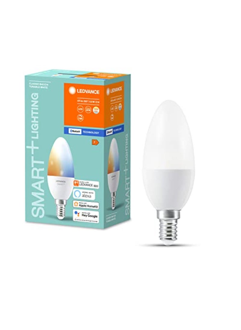 LEDVANCE LEDVANCE LED Lamp | E14 | Tunable White | 2700…6500 K | 5 W = 40 W | SMART+ Candle Tunable White  - Image 5