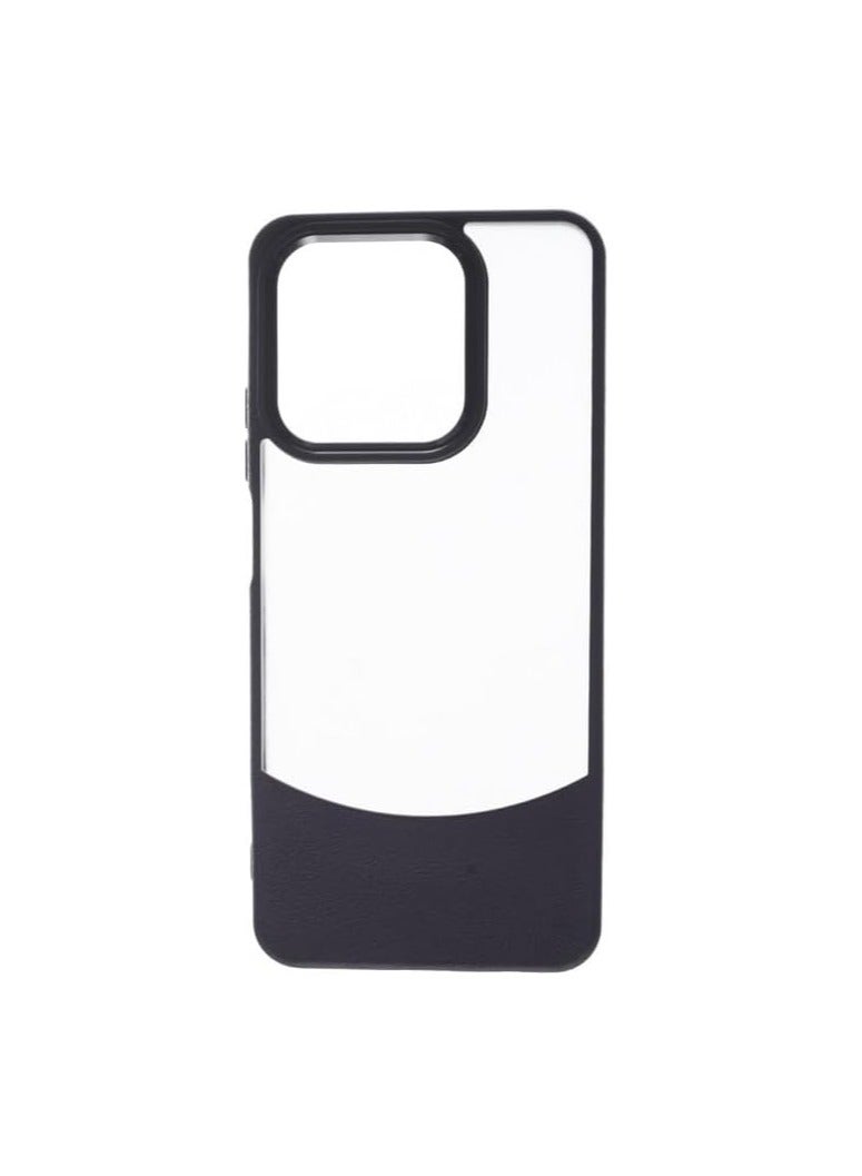 Shockproof Silicone Back Cover for Realme C63, Realme C61, Realme Note 50 - Black - Image 1