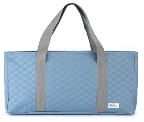 Mose Cafolo Empty Mahjong Bag Set Pearl Gray Quilted Soft Case with 2 Wrappers for American Mahjong Tiles Trays Rack Mahjong Case Only - Image 3