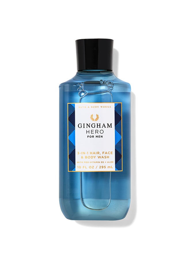 غينغهام هيرو 3 في 1 غسول للشعر والوجه والجسم