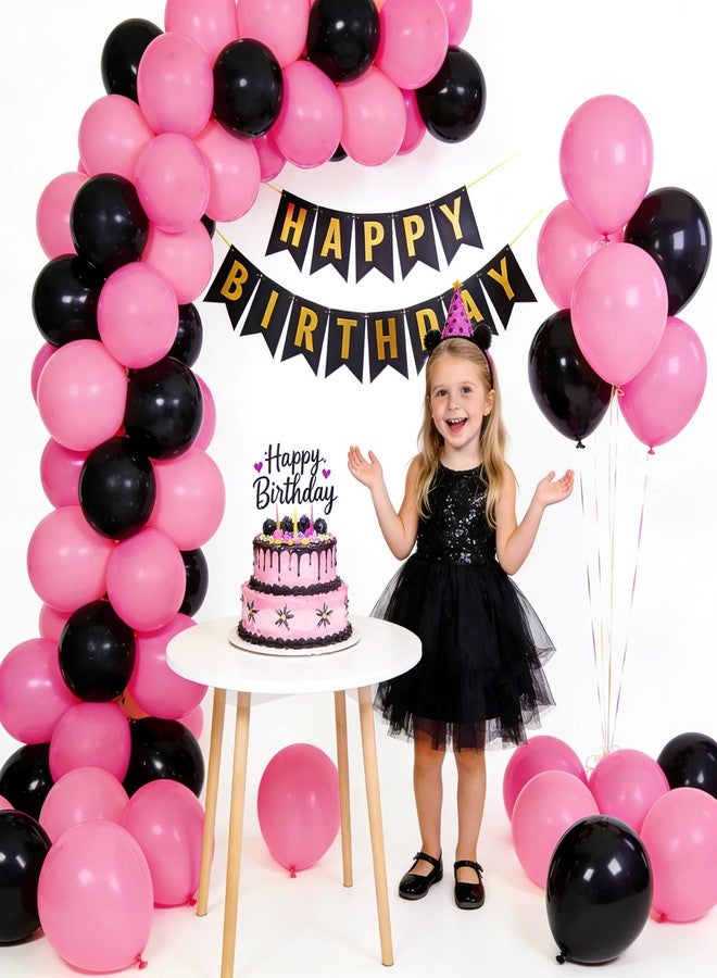 KUULBELA Pink Balloon 110pcs, Pink Latex Balloons12 inch for Birthday Valentine's Day Wedding(with 2 Ribbons) - Image 5