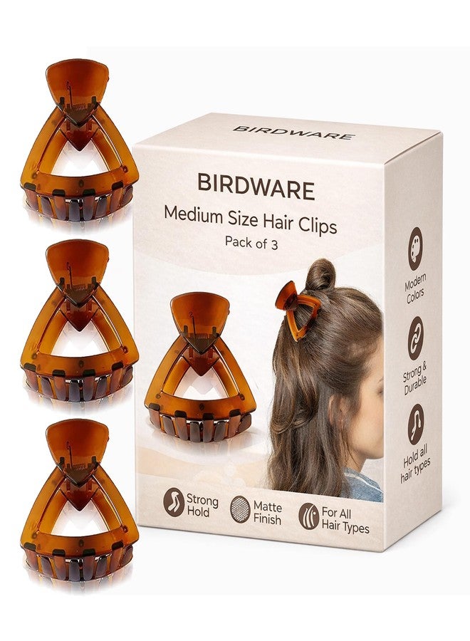 BIRDWARE medium size hair clip clutcher for women claws for girls Imported Rubber Acrylic Material Stone Butterfly Hair Clips For Women | Hair Clutchers - Image 1