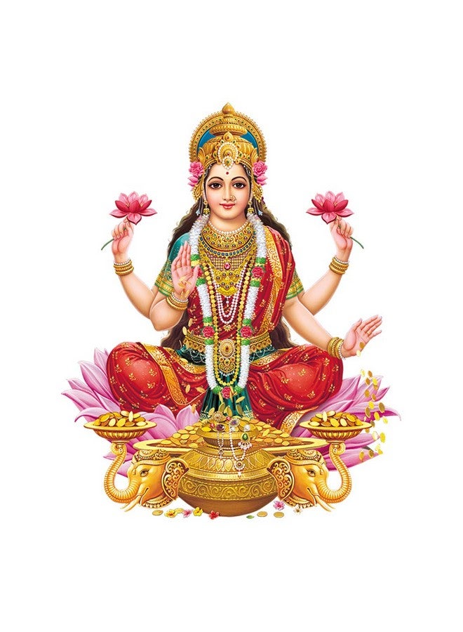 Rangoli Large Wall Sticker Multicolor Vinyl 50 or 70 CM Pack of 1 - Image 1