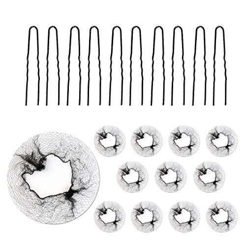 Rapidsflow® Elastic 12 Juda Net & 10 Juda Pin For Juda Styling For Women And Girls, bun Maker Accessories - Image 1