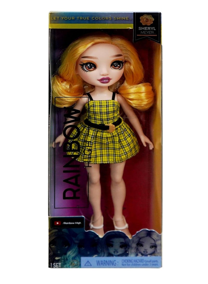 RAINBOW HIGH Sheryl Meyer Fashion Doll | Stylish Outfits & Accessories | Imaginative Play for Kids | Ages 3+ - Image 1
