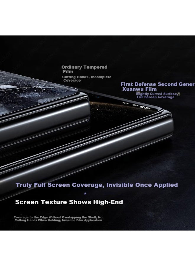 Divi Tempered Glass Screen Protector For Huawei Mate X6 And Mate X6 Classic Edition, Foldable Screen Protection Film, Front Screen Scratch Resistant, High Definition, Anti-fingerprint - Image 2