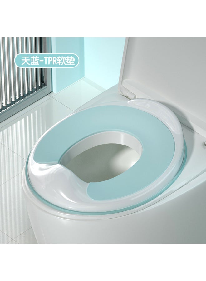 Children's Toilet Toilet Ring For Boys And Girls And Babies Large Toilet Cover Ladder Cushion Simple Toilet Ring