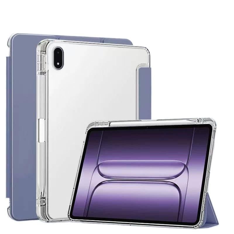 AD حافظة سامسونج تاب قابلة للطي متوافقة مع Samsung Galaxy Tab A9 مع حامل قلم باللون بنفسجي مع غطاء حماية ووظيفة حامل وحمل يومي للتابلت بوظيفة حامل باللون البنفسجي Samsung Tab Folio - Image 4