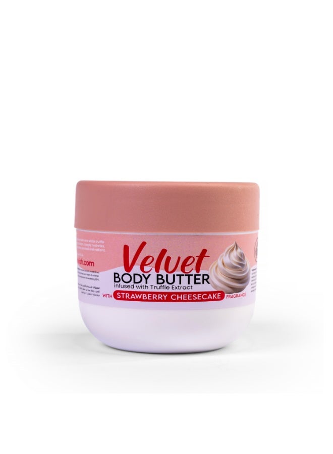 Dr Elvish Velvet Body Butter (Strawberry Cheesecake) - Image 1