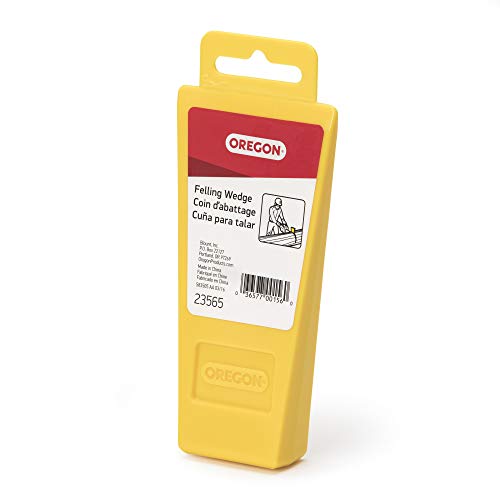 Oregon Felling Wedge 5.5 inch, Lightweight and Durable Tree Wedge for Safe Felling with Stabilizing Serrations, Yellow - Image 1