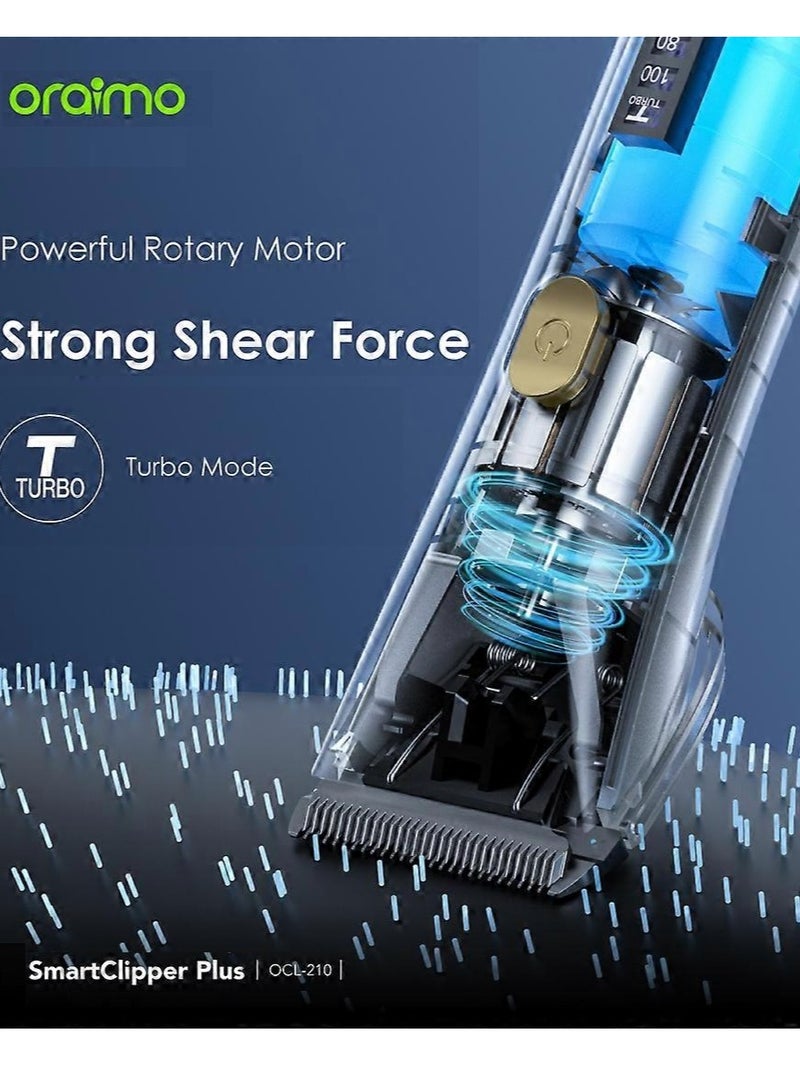 Oraimo Professional Electric Razor Smart Clipper Plus Cordless and C-Type charging port - Image 3