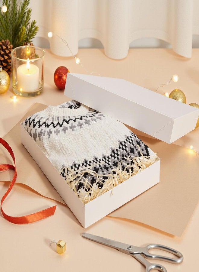 Korpai Gift Boxes 20 Pack 14.5x9.5x2 White Shirt Boxes Gift Boxes With Lids For Presents,Clothes Boxes For Gifts,Boxes For Party,Valentine's Day, Weddings,Holiday - Image 3