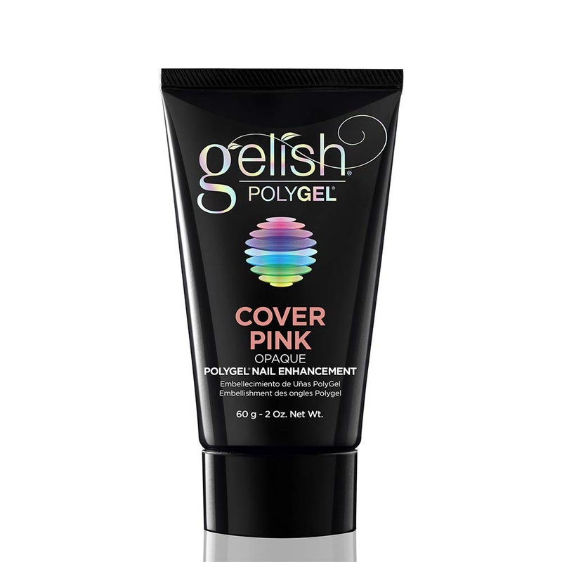 Gelish PolyGel Brand - Hybrid Nail Enhancement, Nail Tips For Acrylic Nails, Lighter, Stronger, Odor-Free, No Monomer, Fast Application, Perfect for Sculpting Nails - Cover Pink, 2 oz. - Image 1