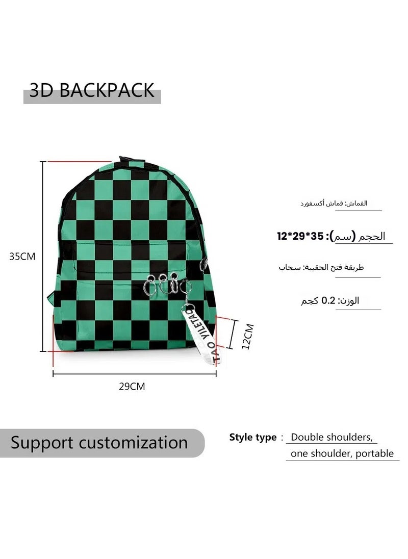 General - 3D new universe robot astro bot three-piece set school bag bag pencil bag student backpack - Image 1