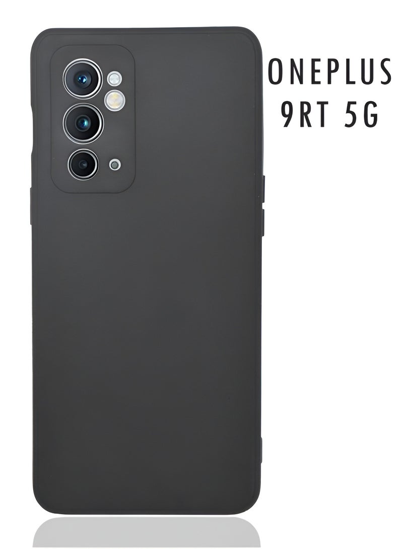 BORTONY Oneplus 9RT Case 5G Liquid Soft Silicone with Inside Microfiber Lining Oneplus 9RT Protective Cover Shockproof Camera Protection Back Case Cover - Image 1