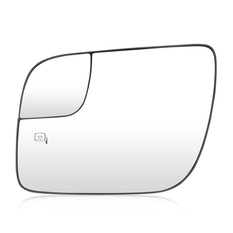 Driver Left Side View Heated Mirror Glass for 2011 2012 2013 2014 2015 2016 2017 Ford Explorer Replace for BB5Z17K707M