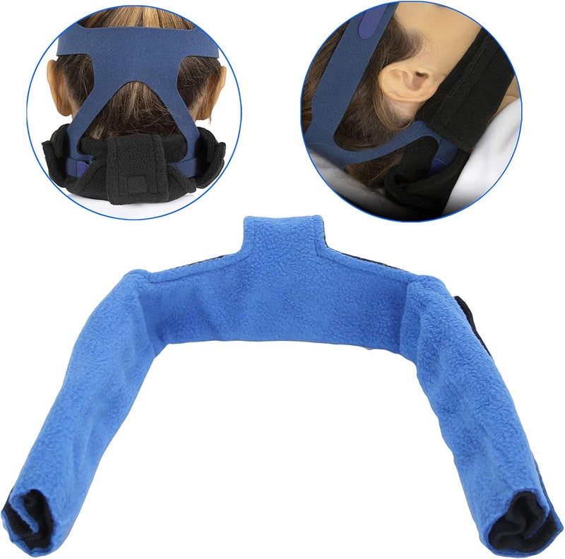 cheekyglo Cpap Head Strap Neck Pads Headgear Strap Covers Accessory Fit for Resmed Airfit f20 p10 /Airtouch Impresa Replacement for Respironics Headgear for Nasal Mask Strap for CPAP Machine - Image 2