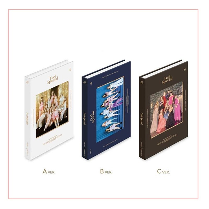 Twice Feel Special 8th Mini Album Random Version CD88p PhotoBook1p Lyrics Paper5p PhotoCard1p Gold PhotoCardTracking Kpop Sealed