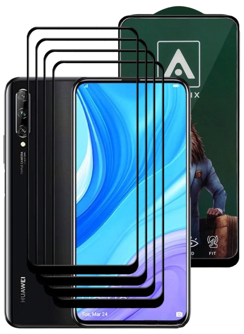 ACLIX 4 Pieces Antistatic ESD Dustproof Premium Quality High Definition Tempered Glass Screen Protector Designed For Huawei Y9s - Image 1