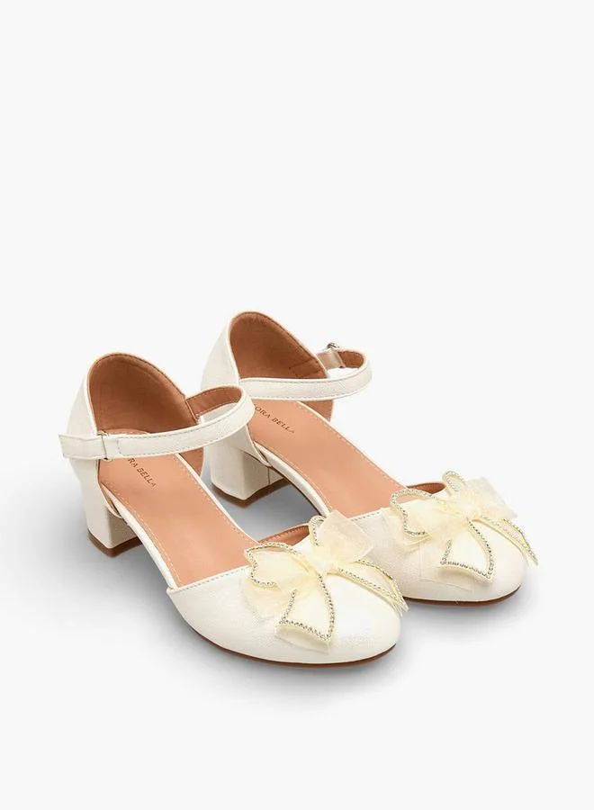 Flora Bella By Shoexpress Girls Block Heel Shoes