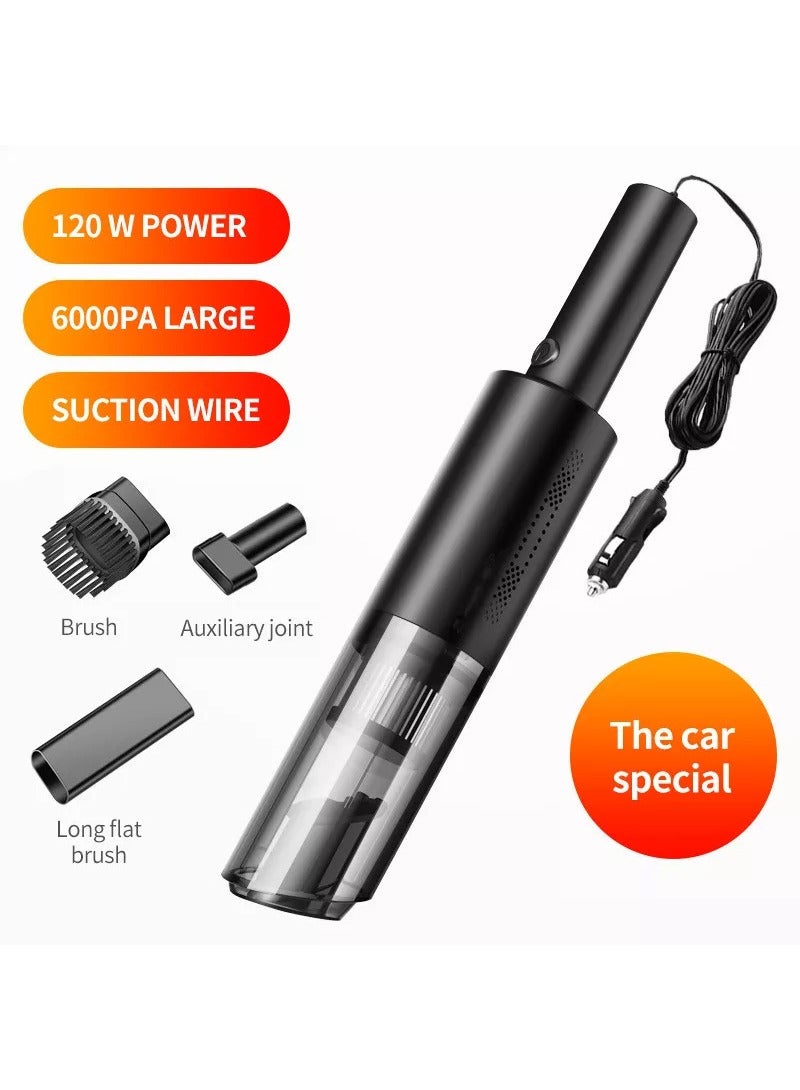 AGD Mini Vacuum Cleaner, Portable Cordless Vacuum Cleaner, Fast Charging with Car Lighter, for Pet Hair, Sofa, Under Bed, Car, Any Corner, Black Brand: AGD - Image 3
