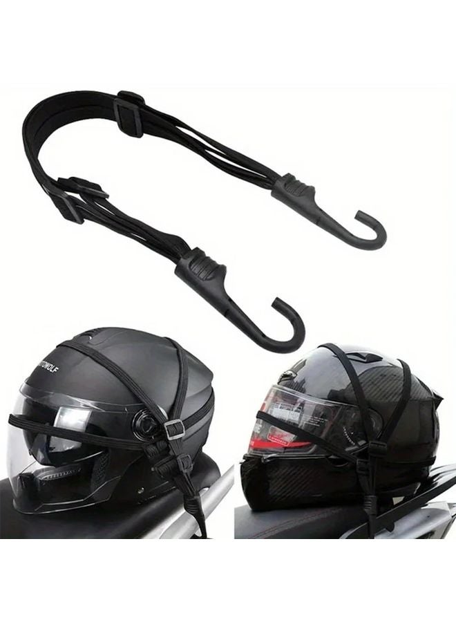 35.43 Inch Motorcycle Luggage Belt High Strength Retractable Elastic Rope With Protective Net - Image 2