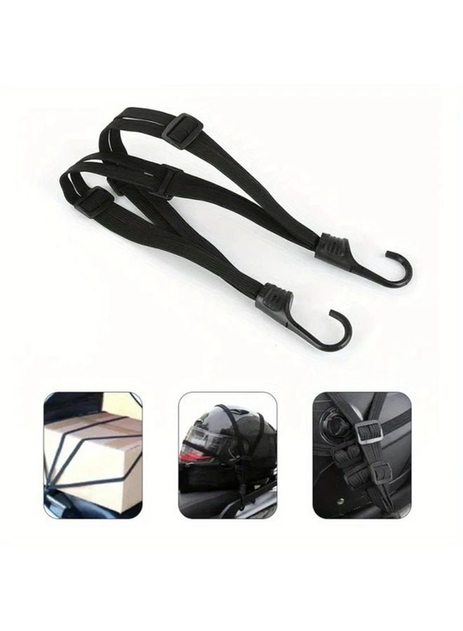 35.43 Inch Motorcycle Luggage Belt High Strength Retractable Elastic Rope With Protective Net - Image 5