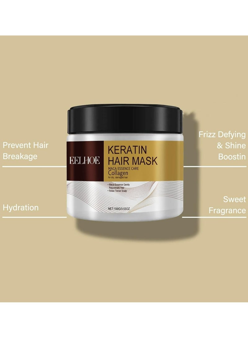 إيلهو قناع الشعر بالكيراتين 100 جرام - Image 2