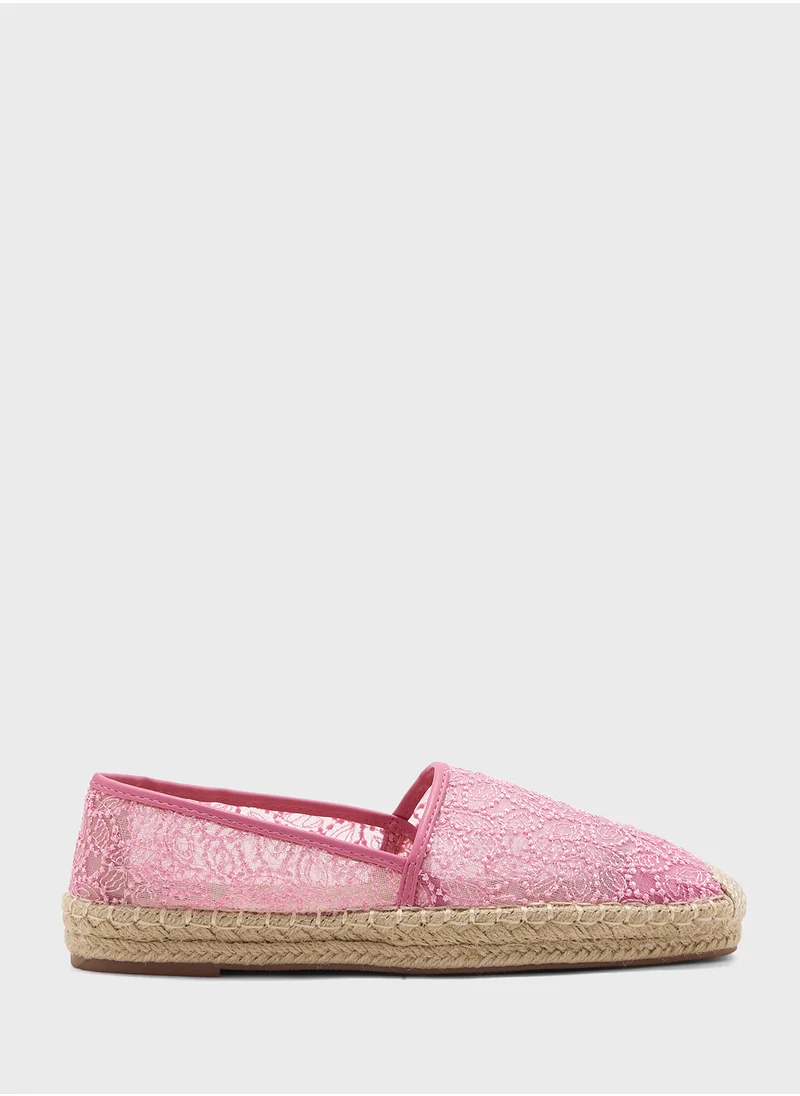 جينجر Lace Espadrille