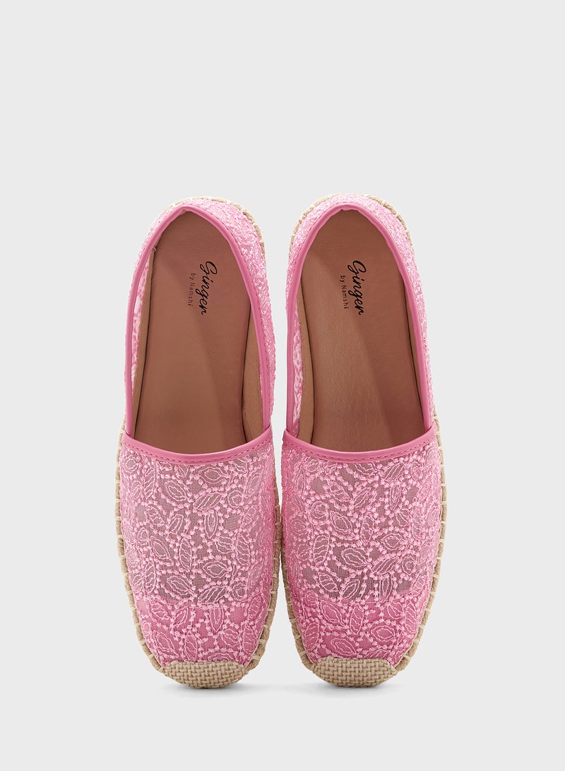 Ginger Lace Espadrille  - Image 4